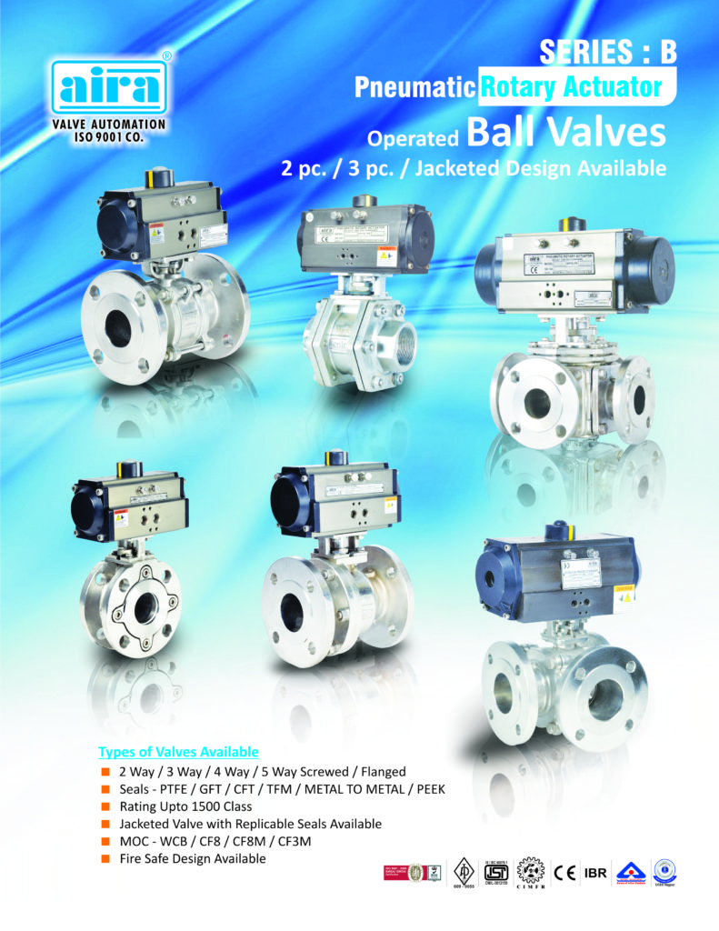 pneumatic ball valve in india